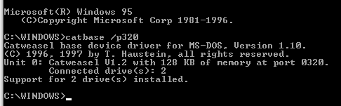 DOS box screenshot