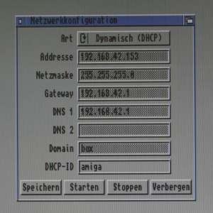 iComp network GUI with DHCP